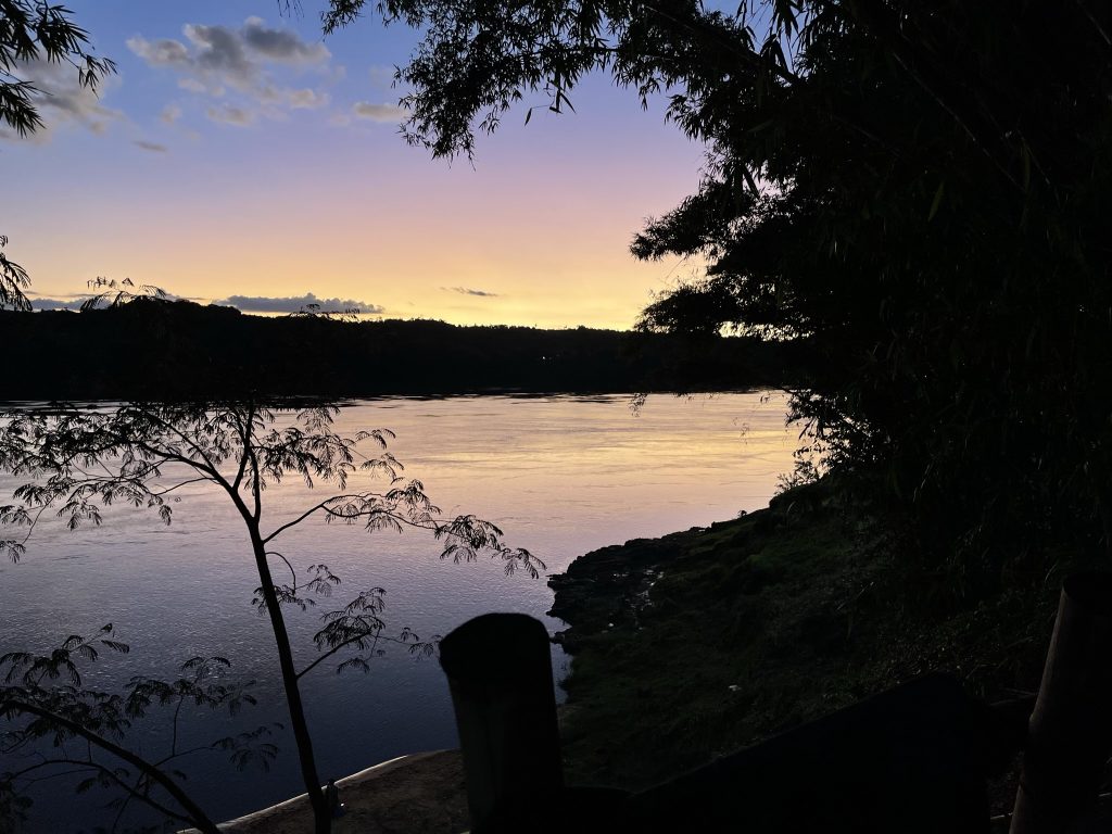 Sonnenuntergang Rio Parana